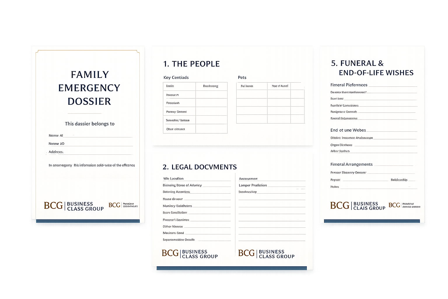 Dossier pages preview