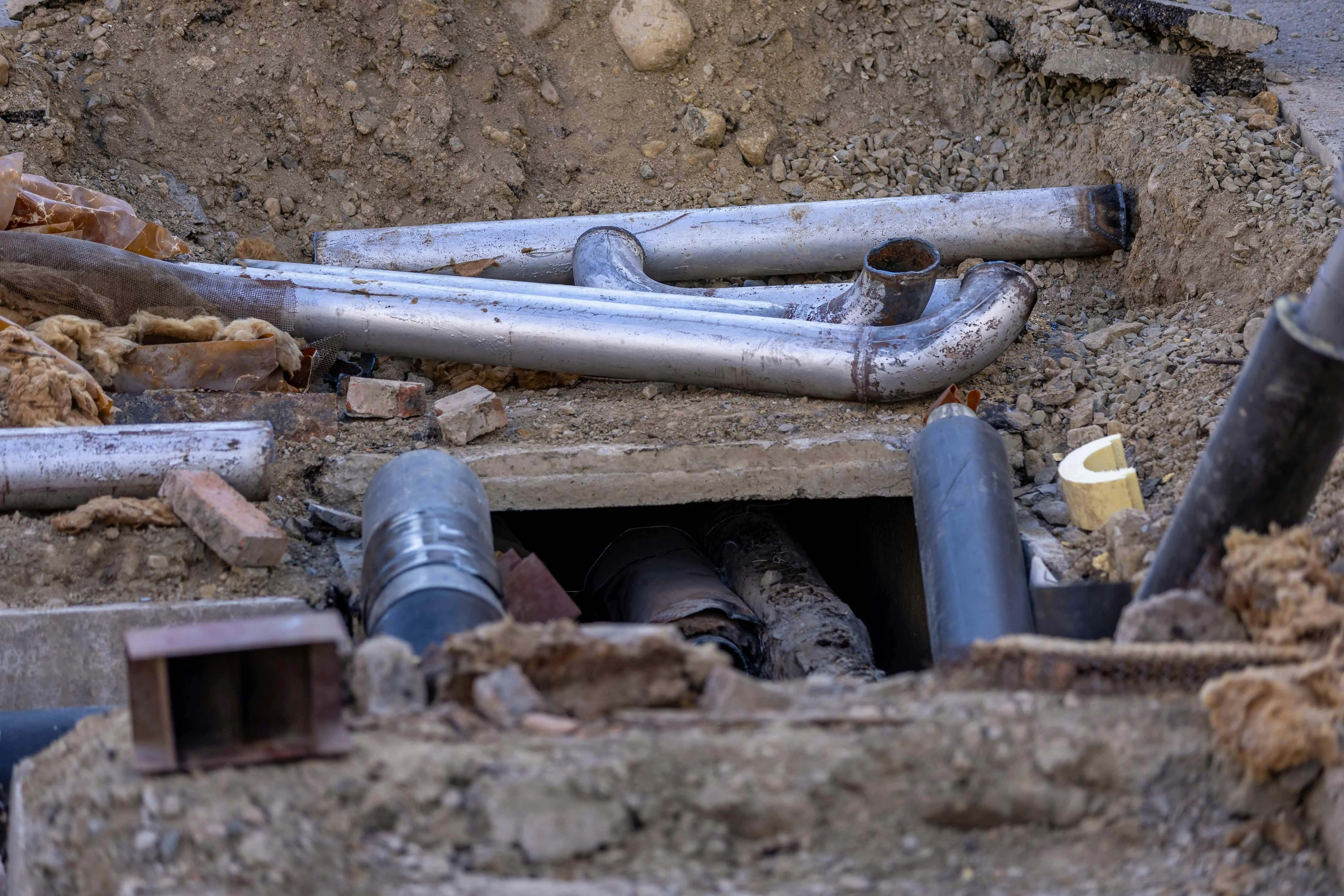 Sewer line repair and replacement