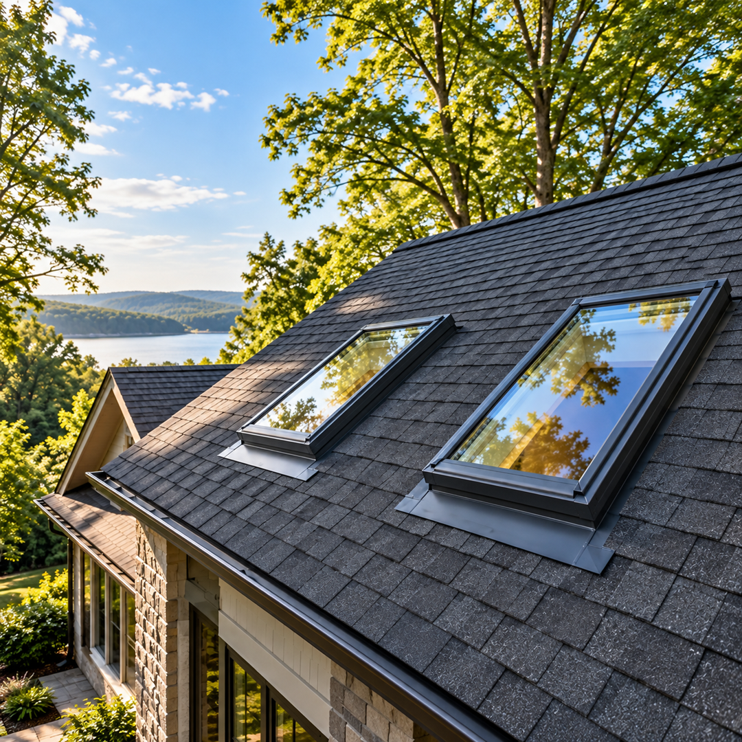 Illustrative skylight installation