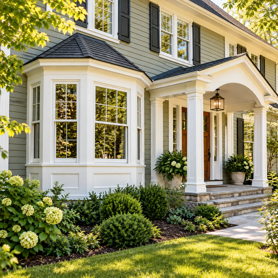 Illustrative exterior trim