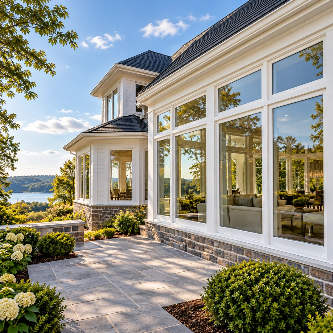 Illustrative hurricane impact windows