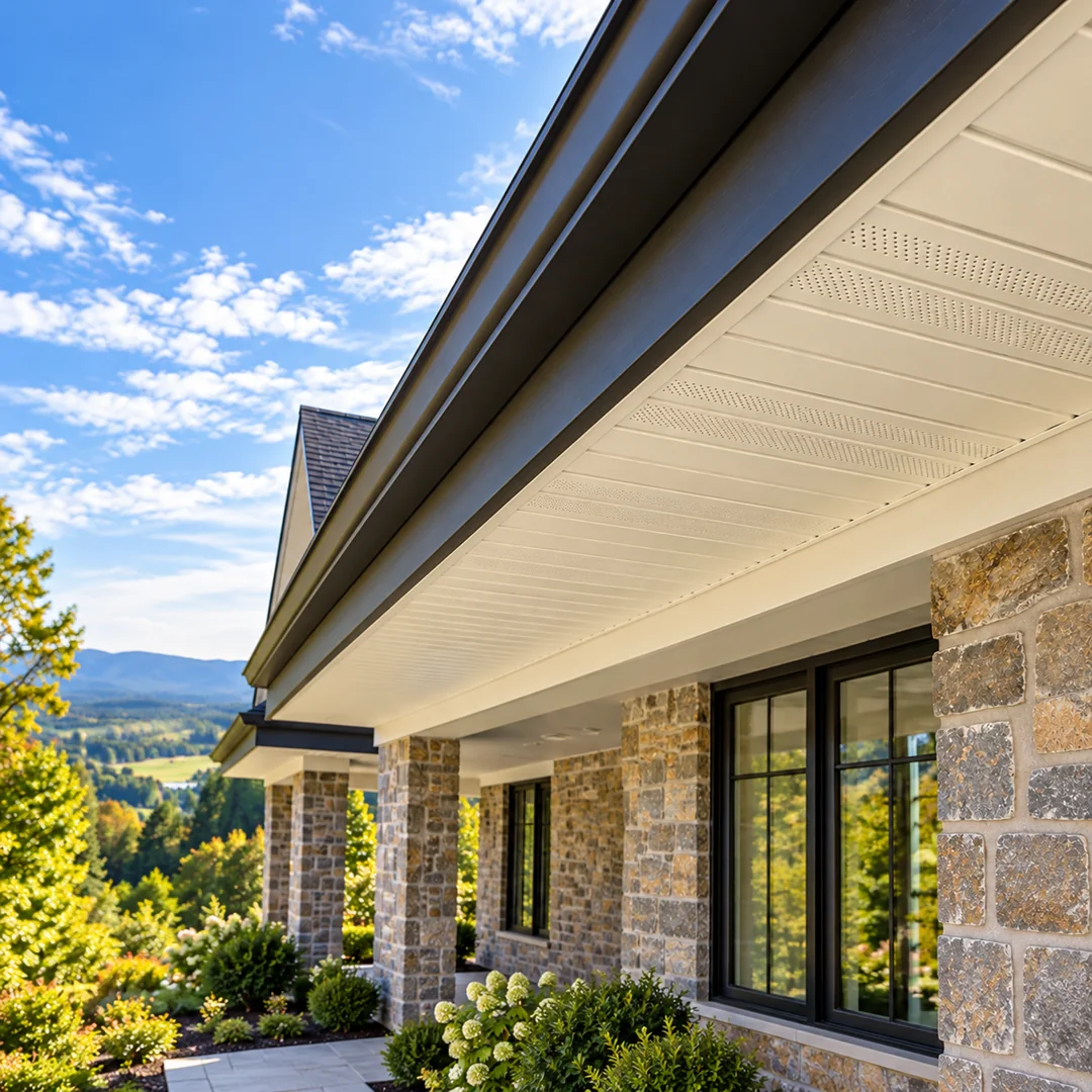 Illustrative soffit and fascia