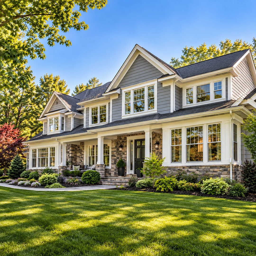 Illustrative vinyl windows