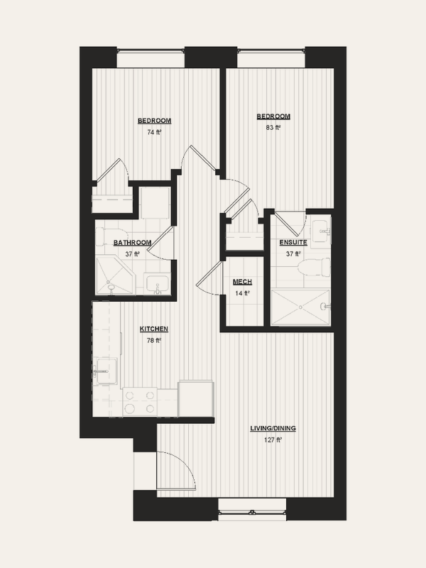 Floor plan of the Drummond