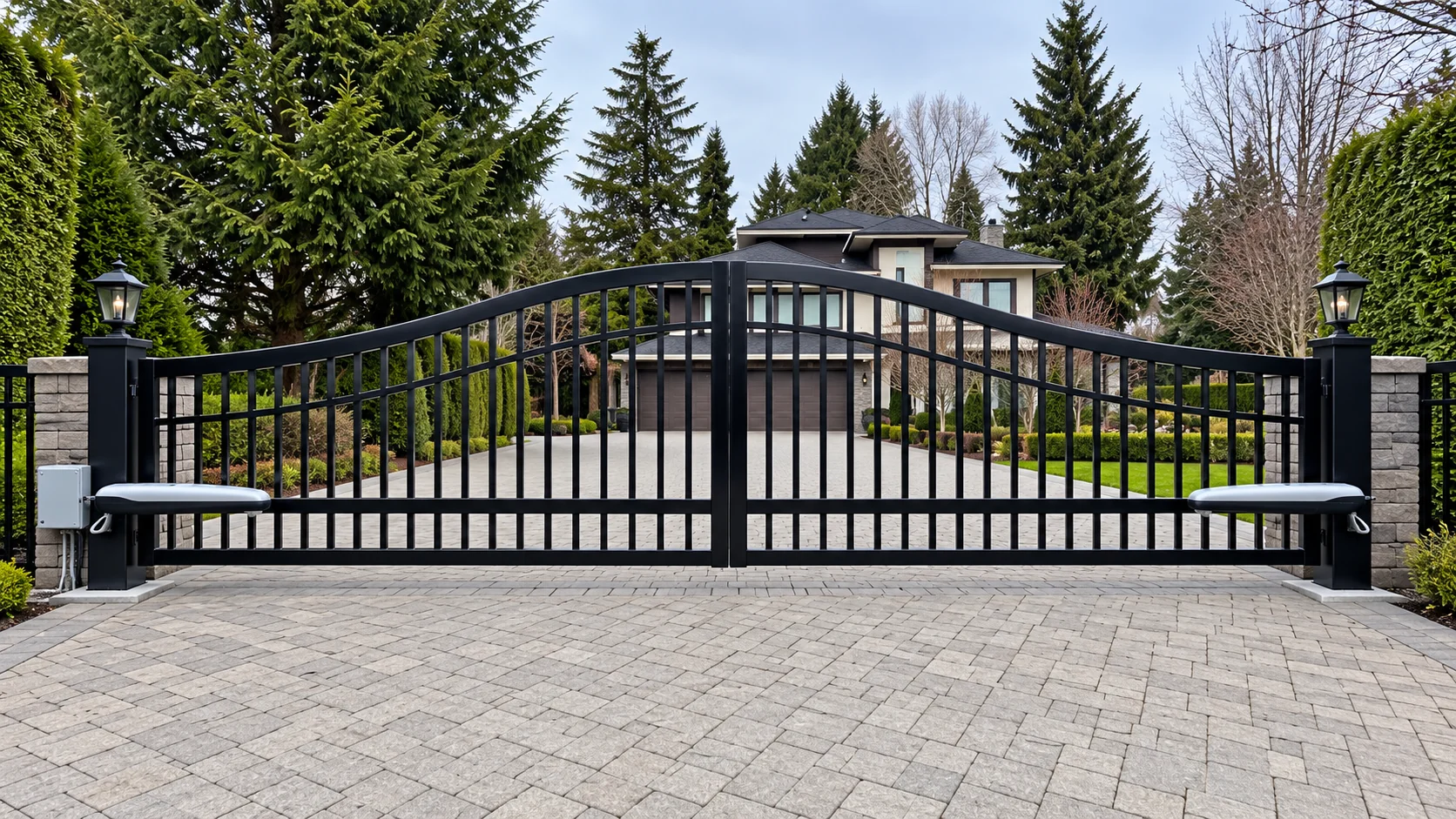custom driveway gate West Vancouver
