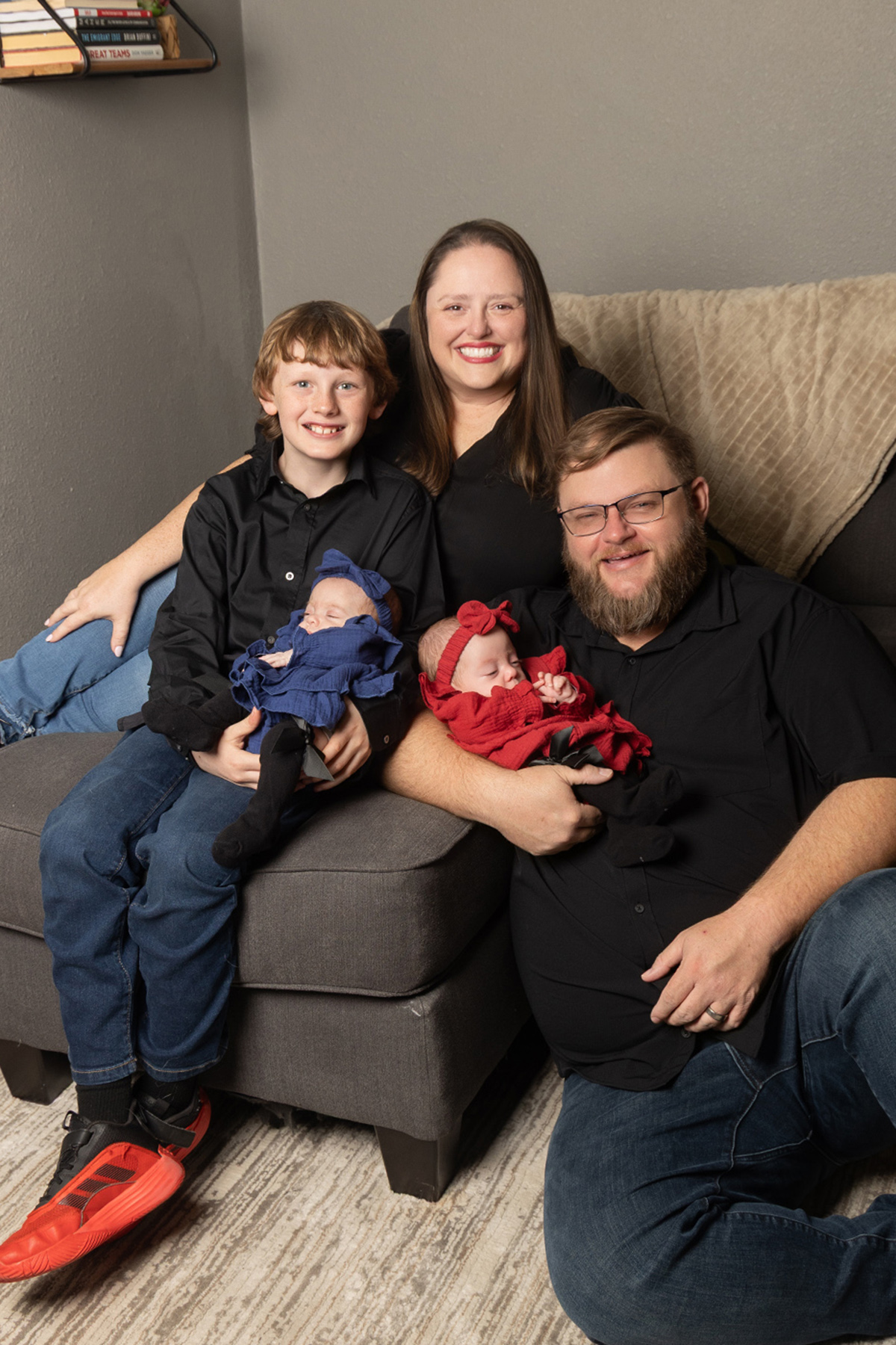 Gary Mishler with his family Stephanie, Joey, Cece, and Livi