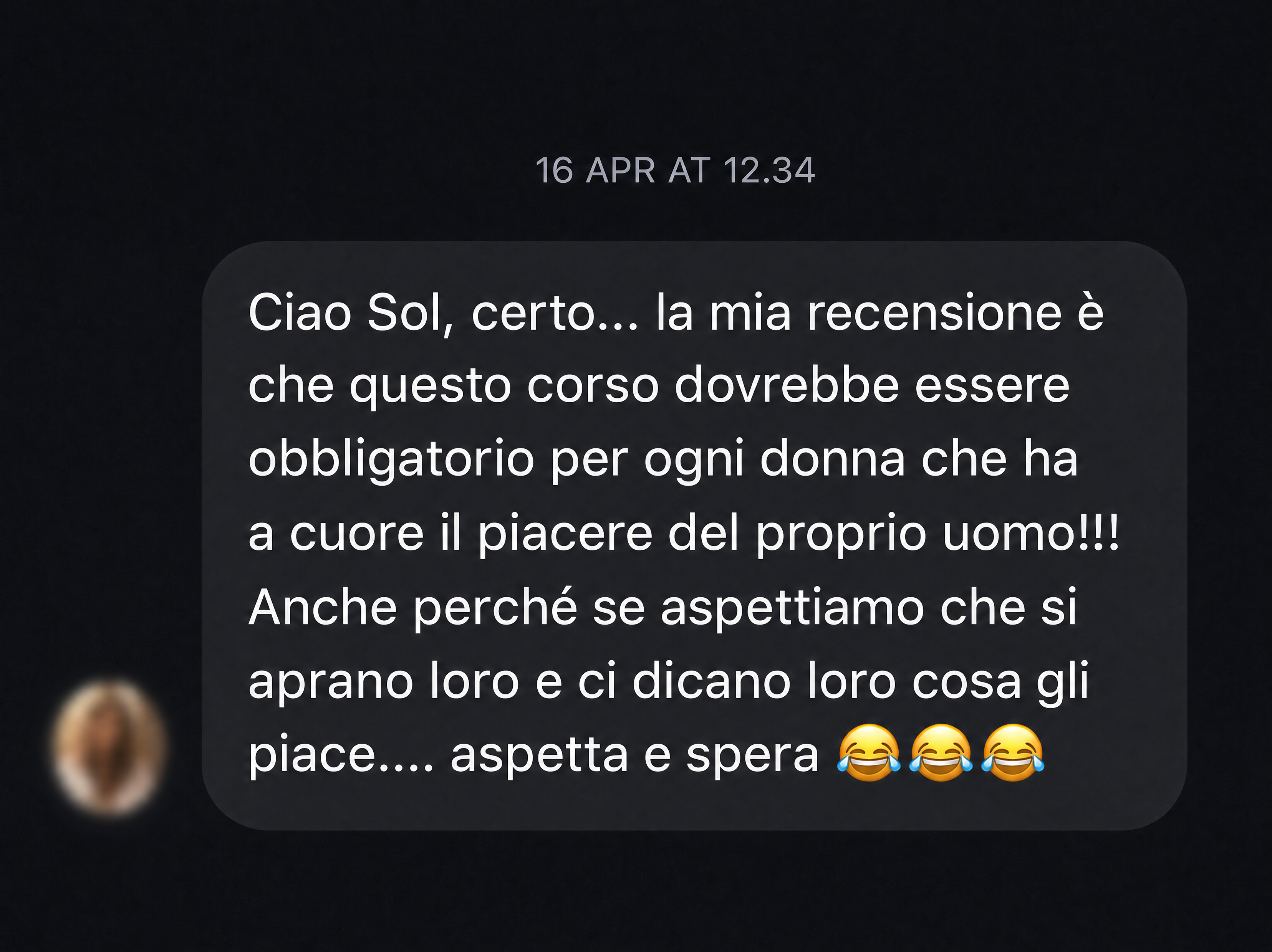 Testimonianza 1
