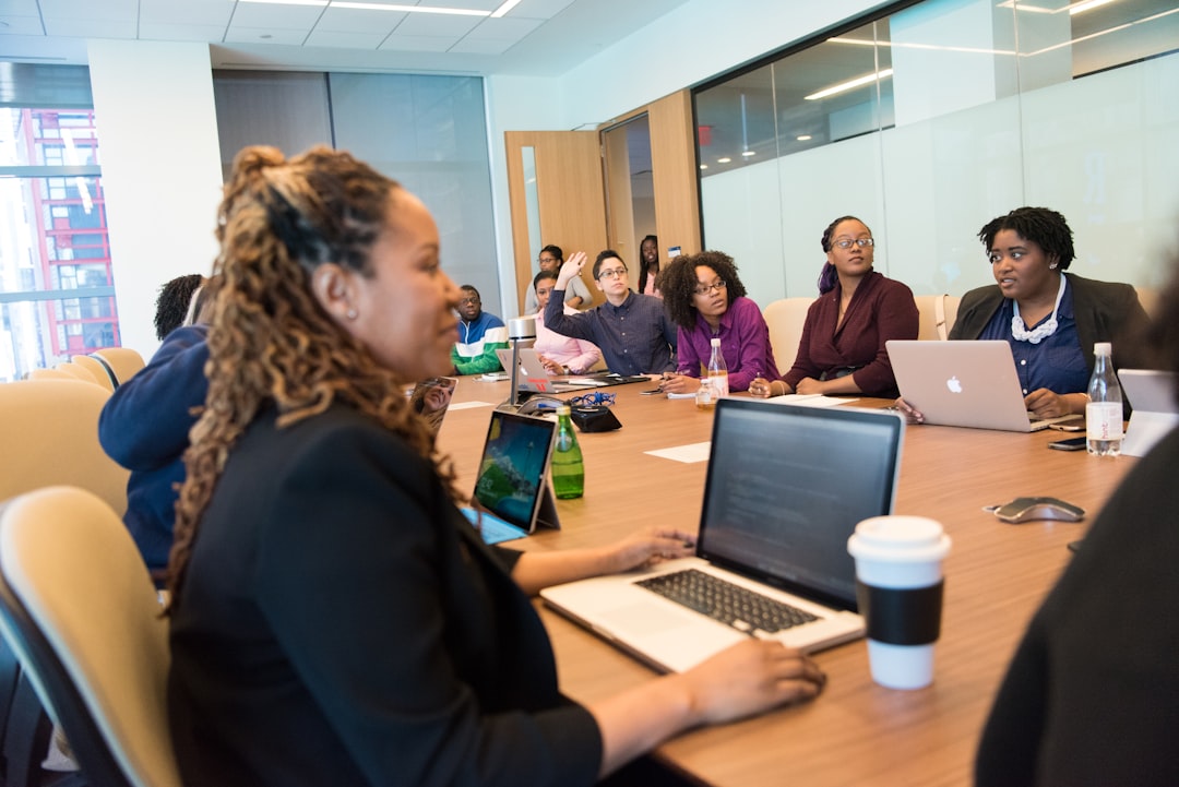 Women collaborating in business coaching