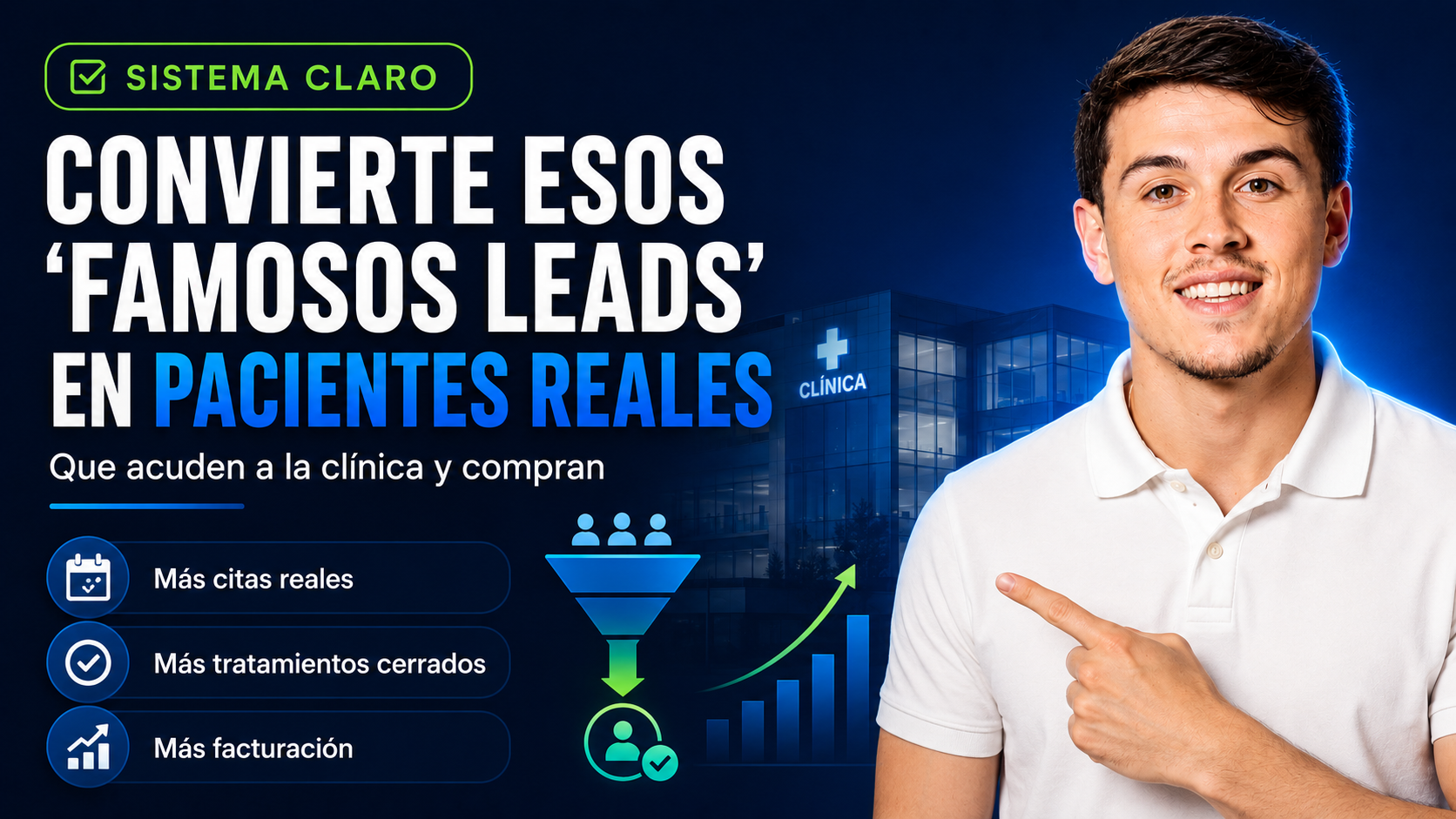 Convierte leads en pacientes reales