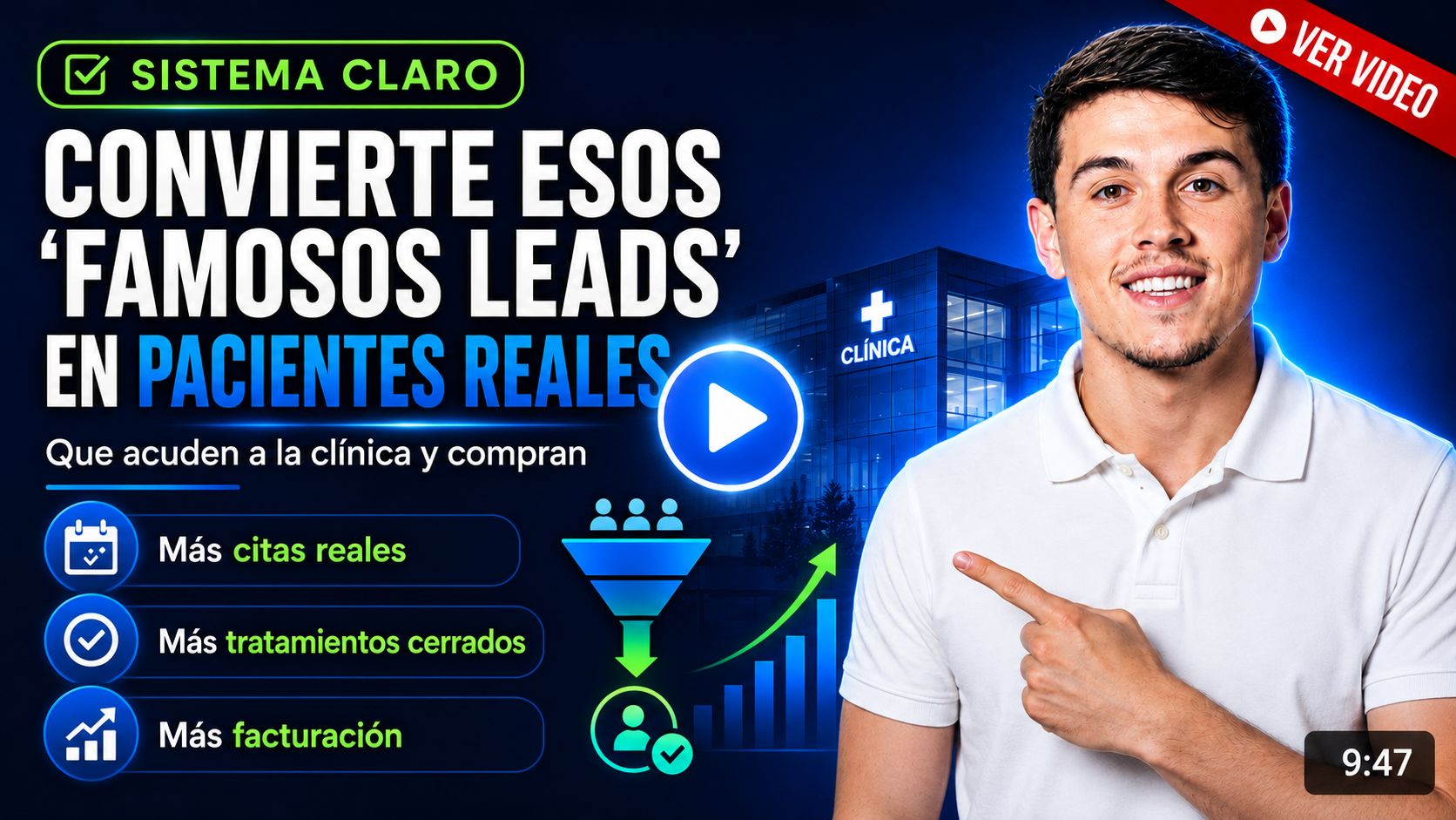 Convierte leads en pacientes reales