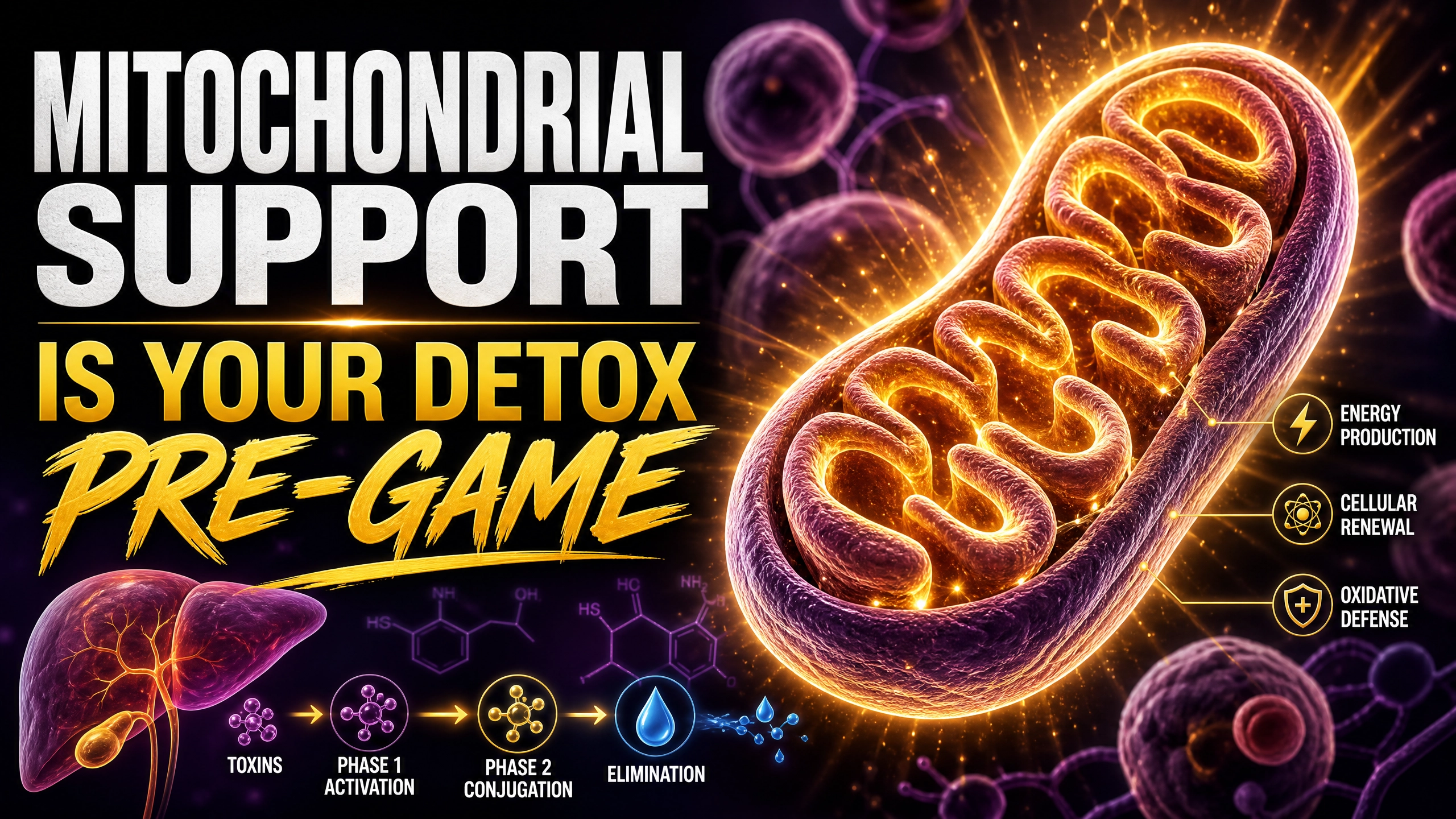 Mitochondrial Health Before Detox