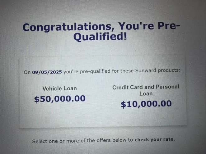 Client qualified funding proof screenshot