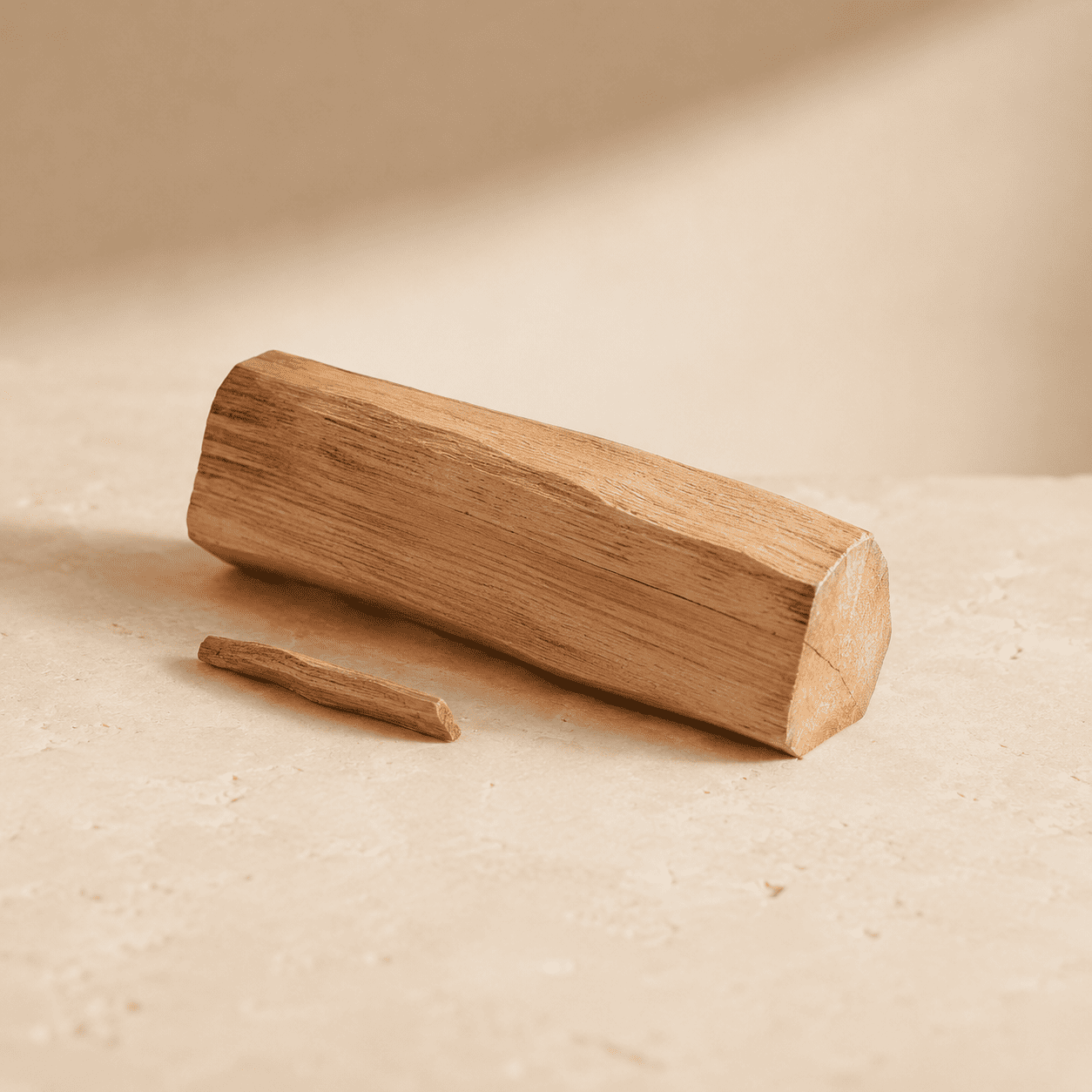 Pieza natural de madera de sándalo