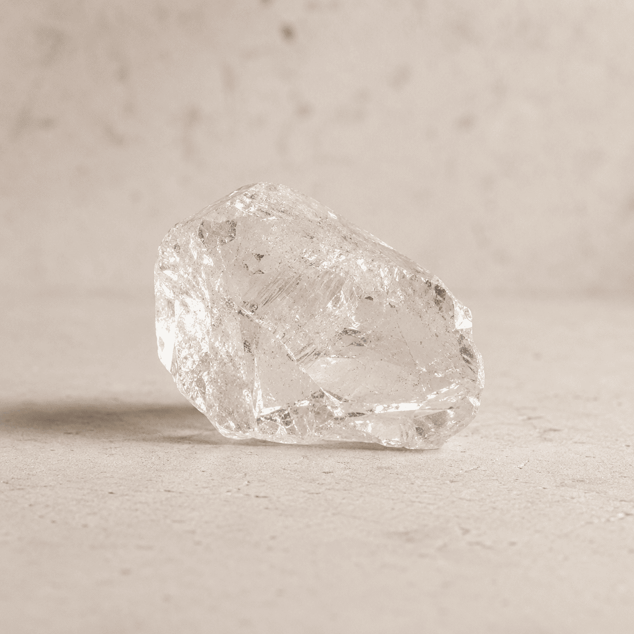 Pieza natural de cristal de roca