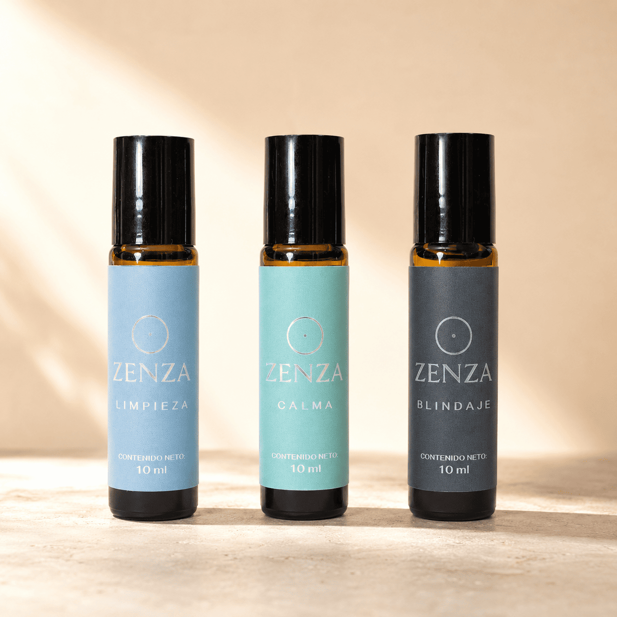 Kit Balance de Zenza con los roll-ons Limpieza, Calma y Blindaje