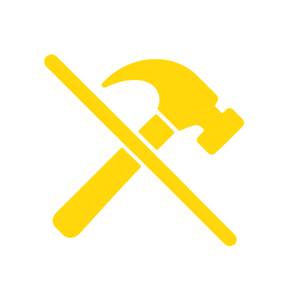 No repairs icon