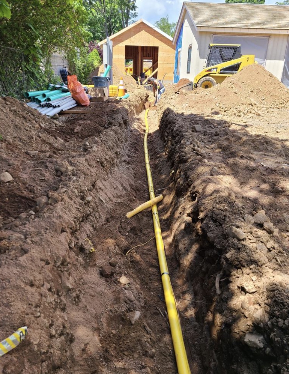 Foundation wall repair on a cracked and bowing residential basement wall