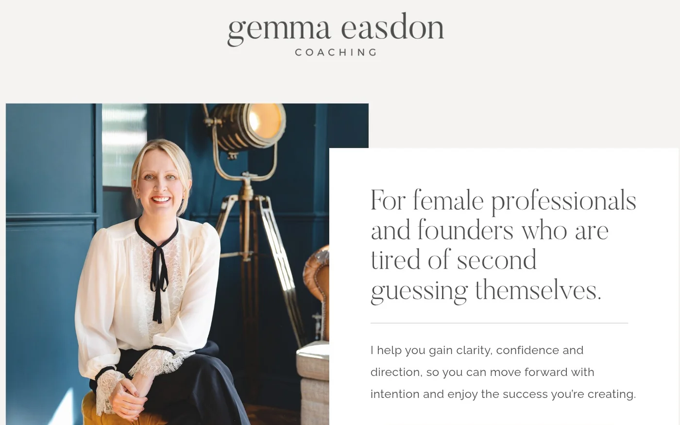 The Gemma Easdon Coaching website