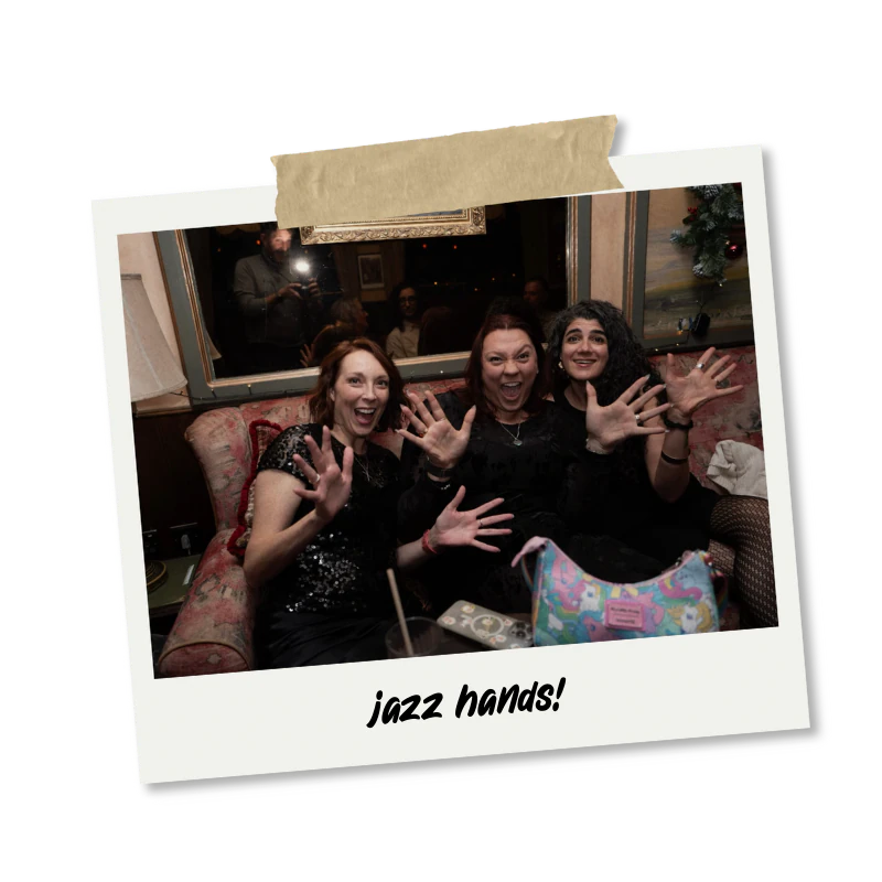 Jazz hands!