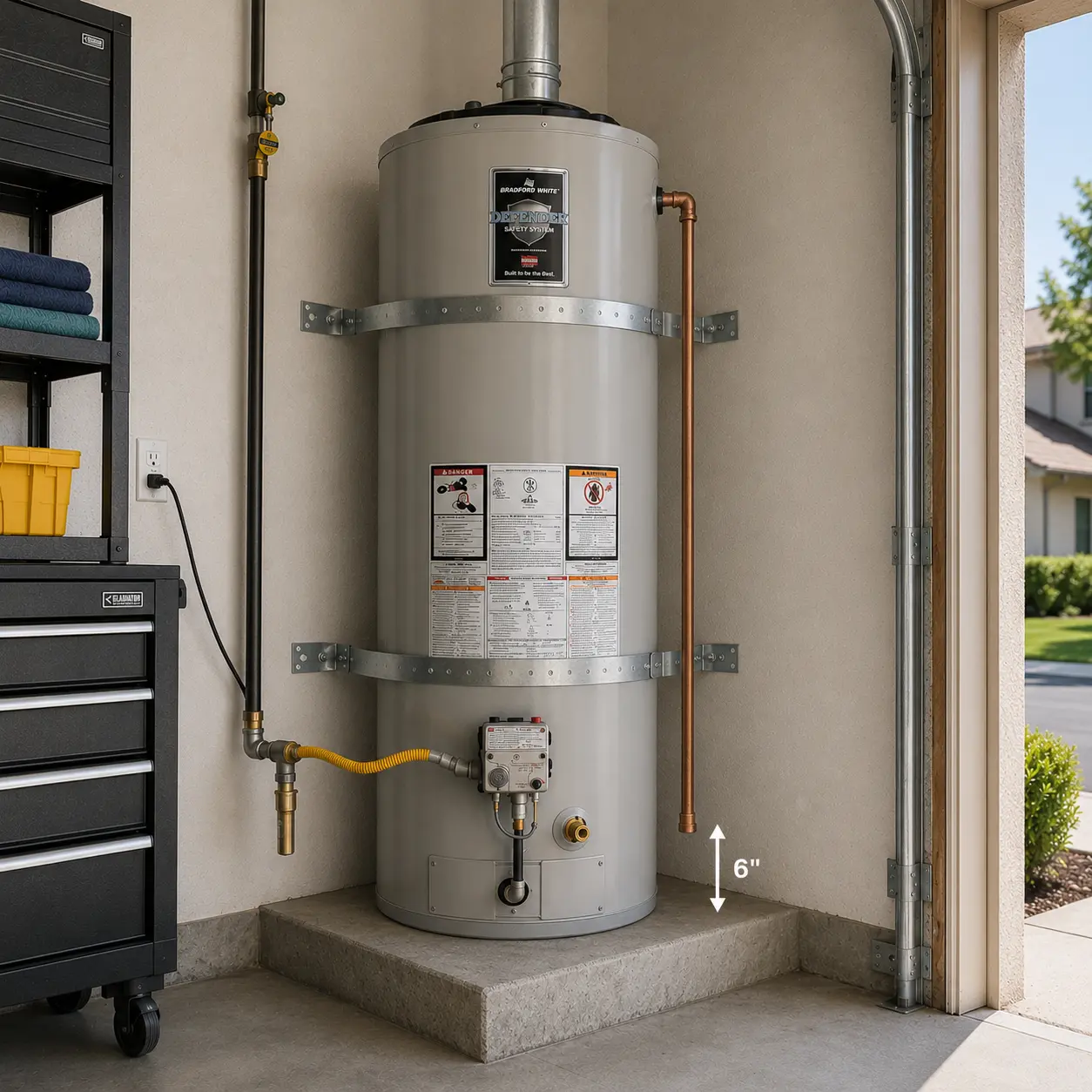 Secured Water Heater