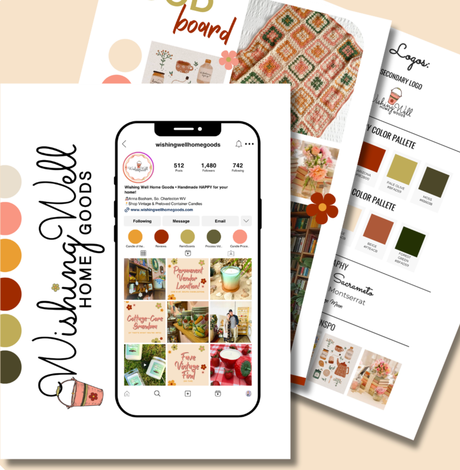 Complete identity package brand kit sample