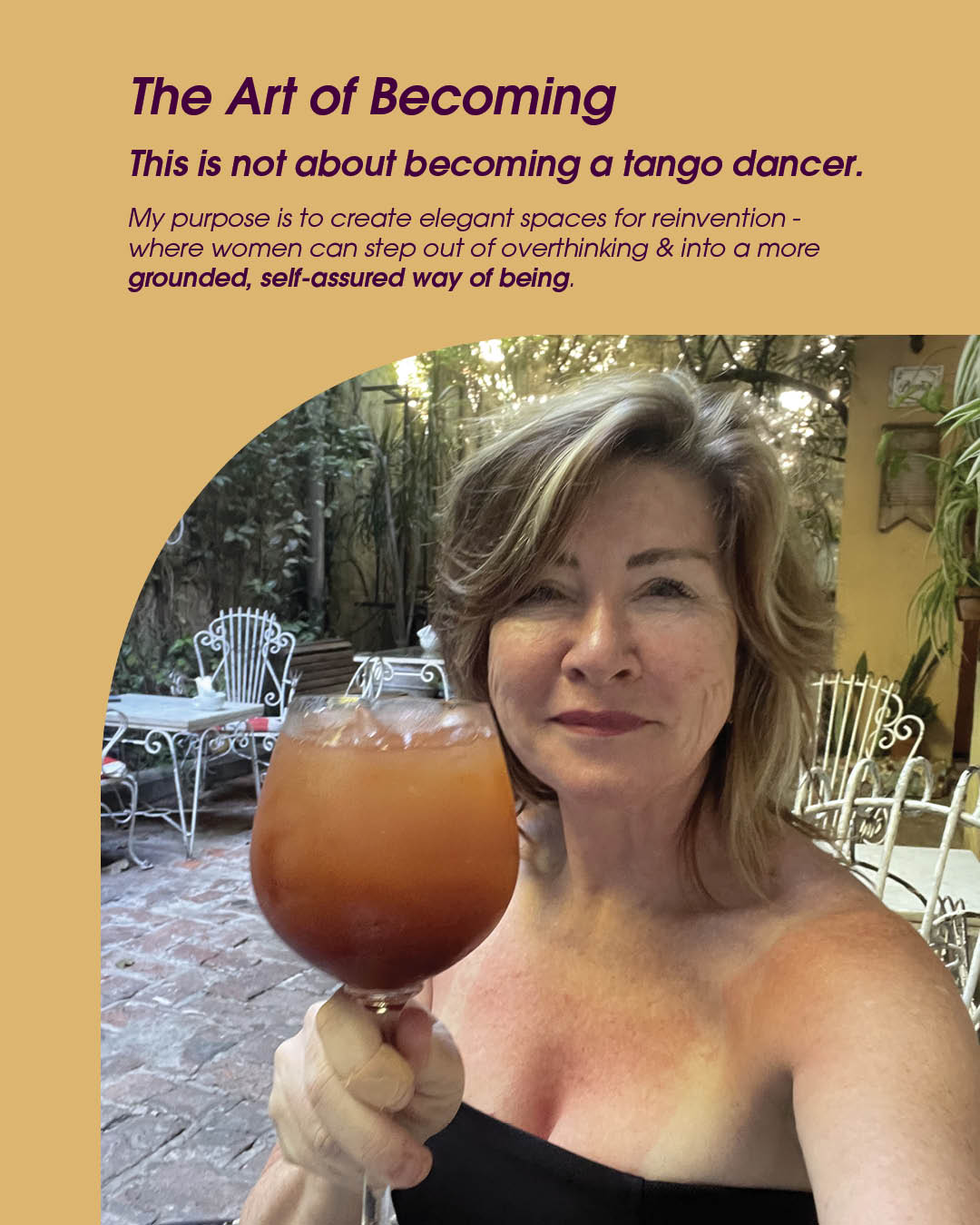 Michelle, founder of Becoming With Elegance