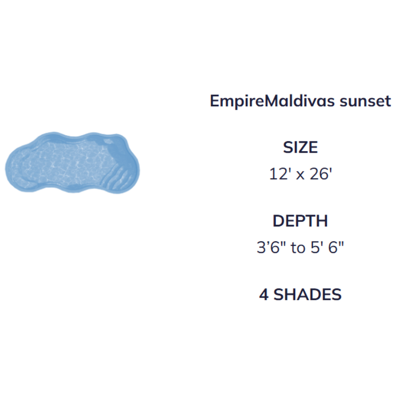 Maldivas Sunset Blueprint