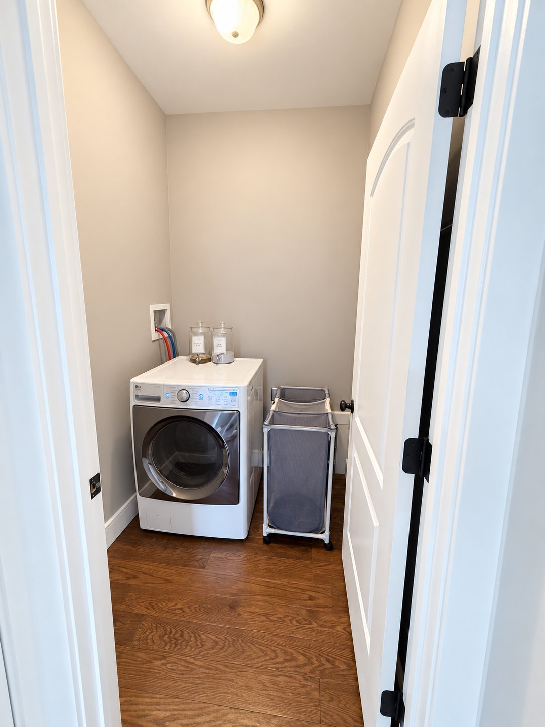 Laundry room with washer