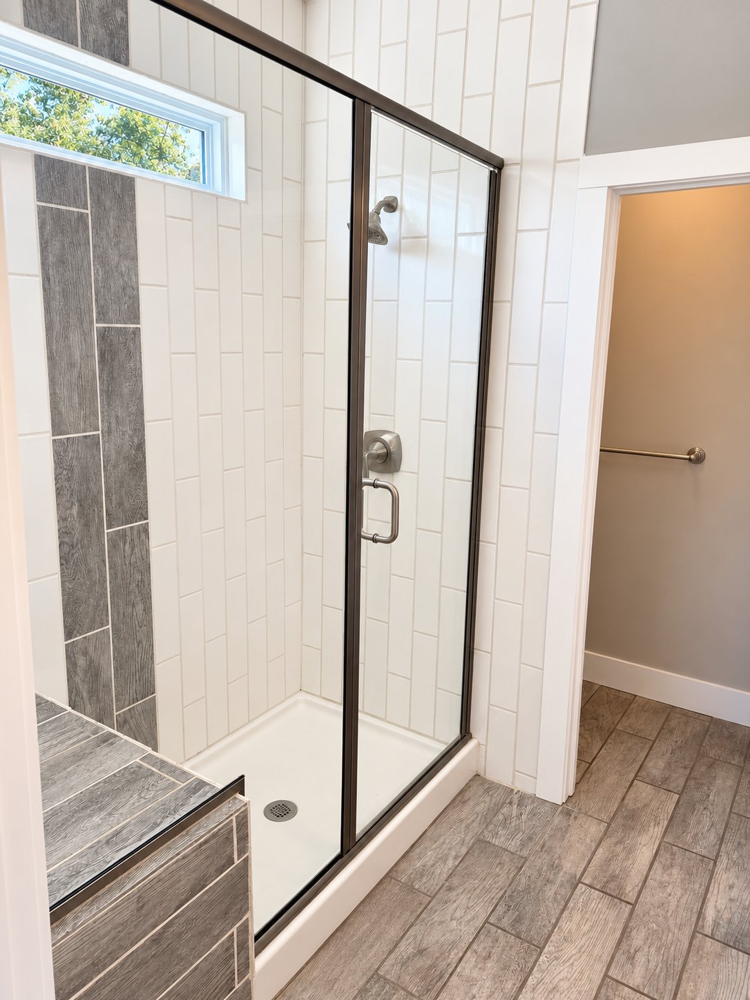 Primary bathroom walk-in shower