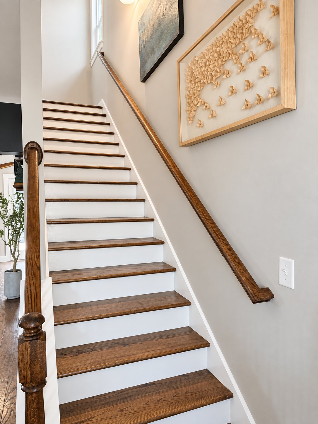 Staircase to the second floor