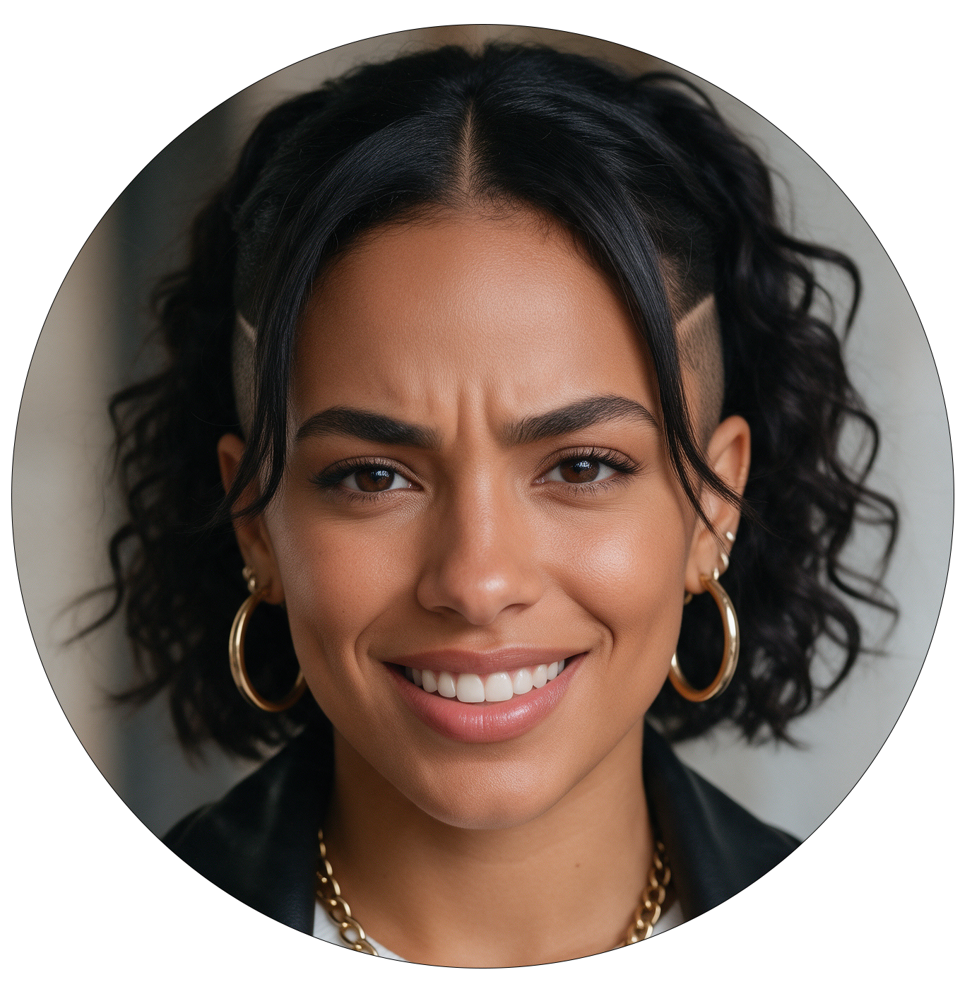 Cristina Meléndez sonriendo, cliente satisfecho con Delfos CRM y ahorro en herramientas de marketing.