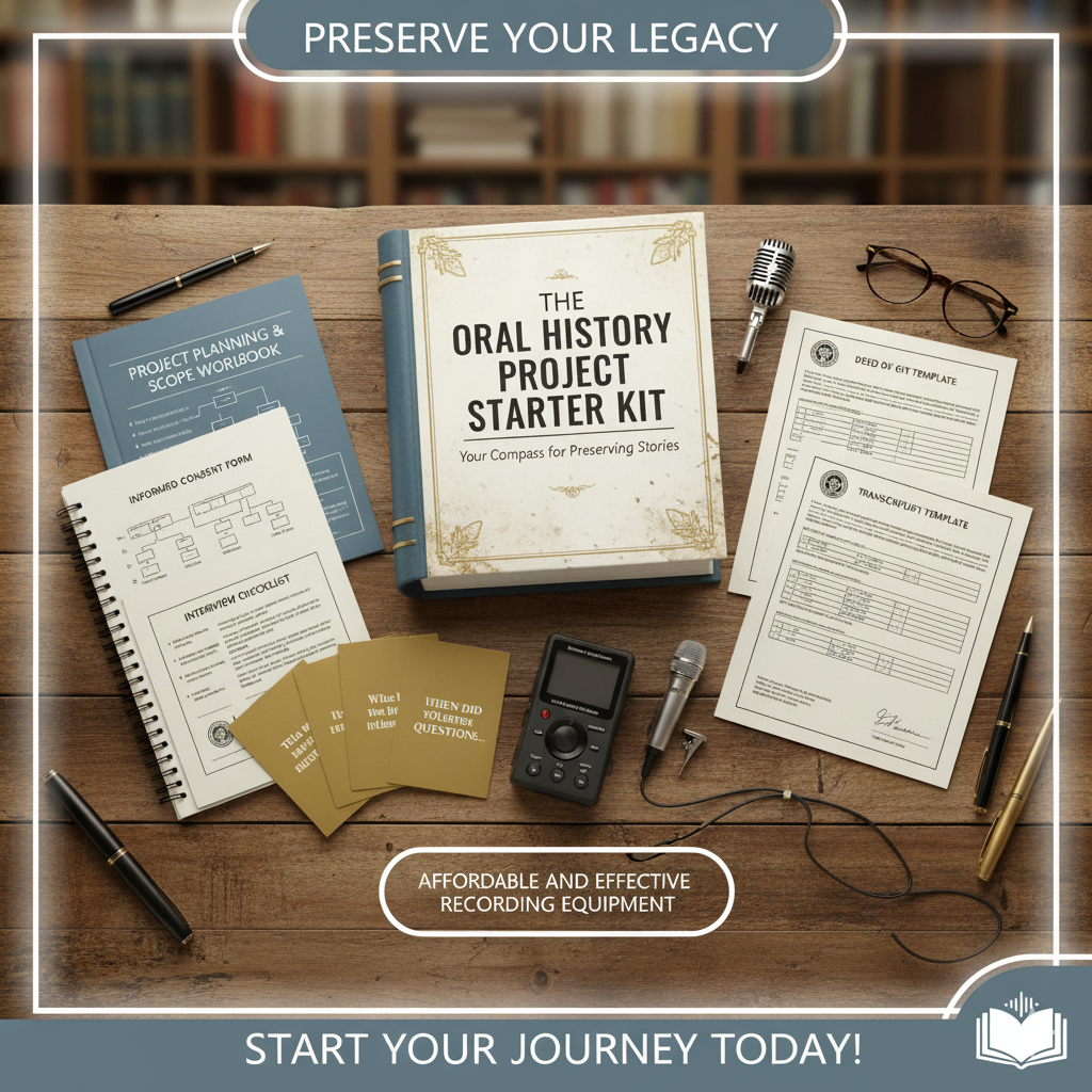 Oral History Starter Kit | Plan Your Project With Confidence