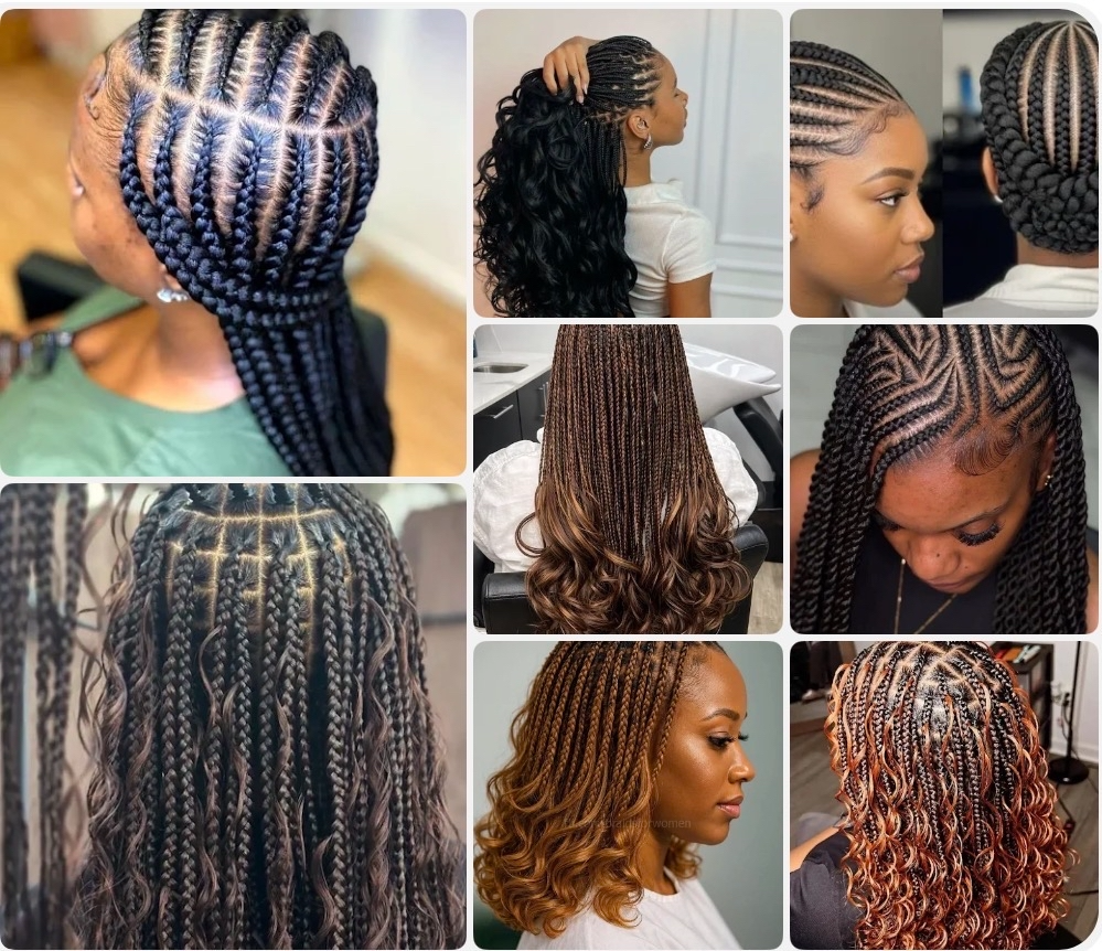 Beautiful box braids hairstyle