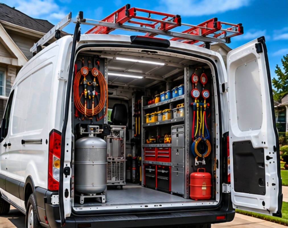 HVAC Service Van