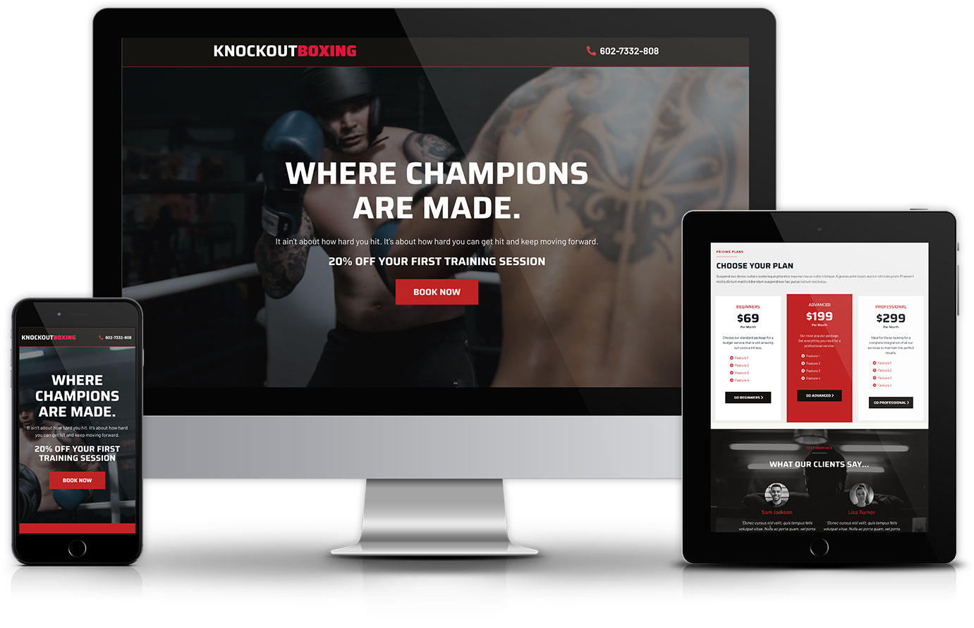 Go High Level Boxing Academy Template