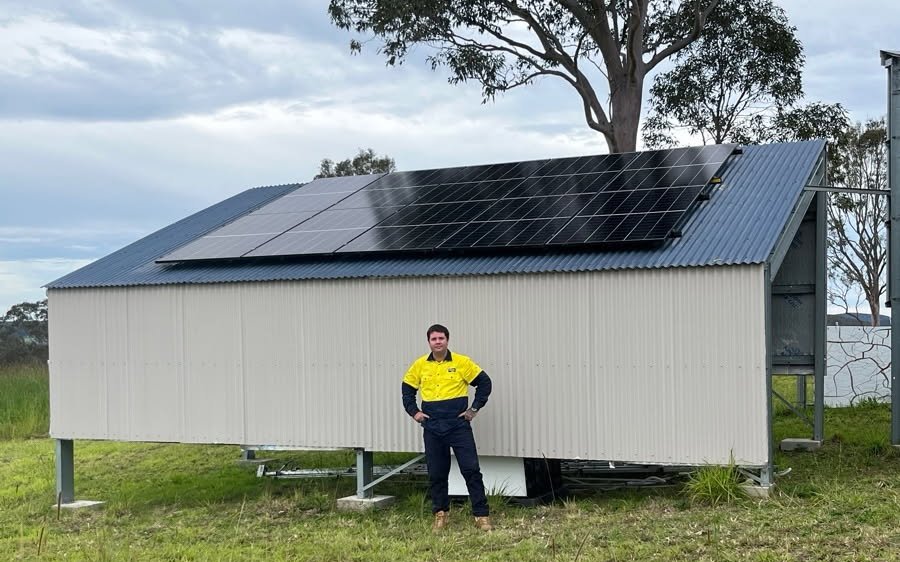 Solar panels installed on a Townsville property