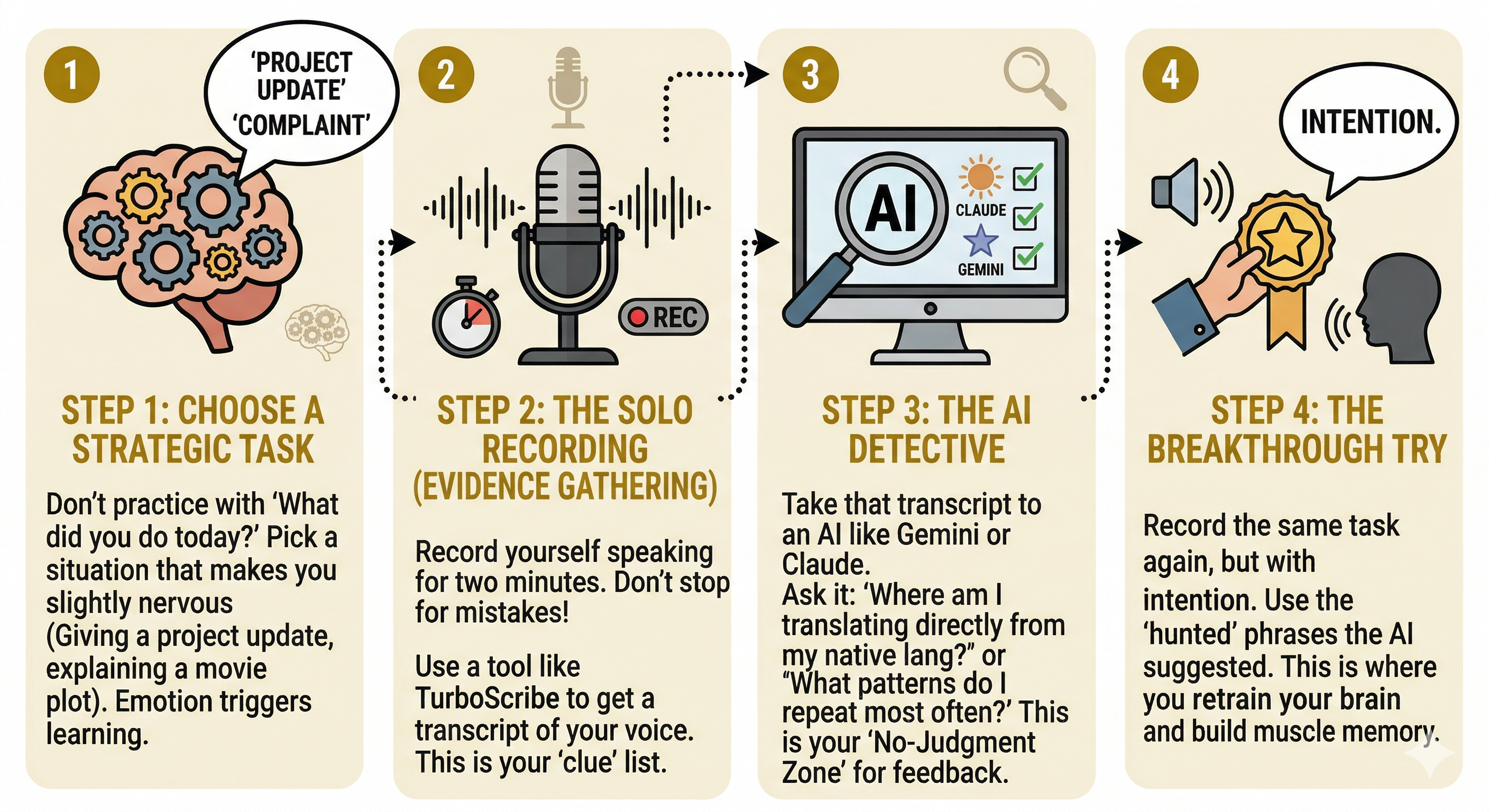 4 Step Method to Break the Intermediate English Plateau