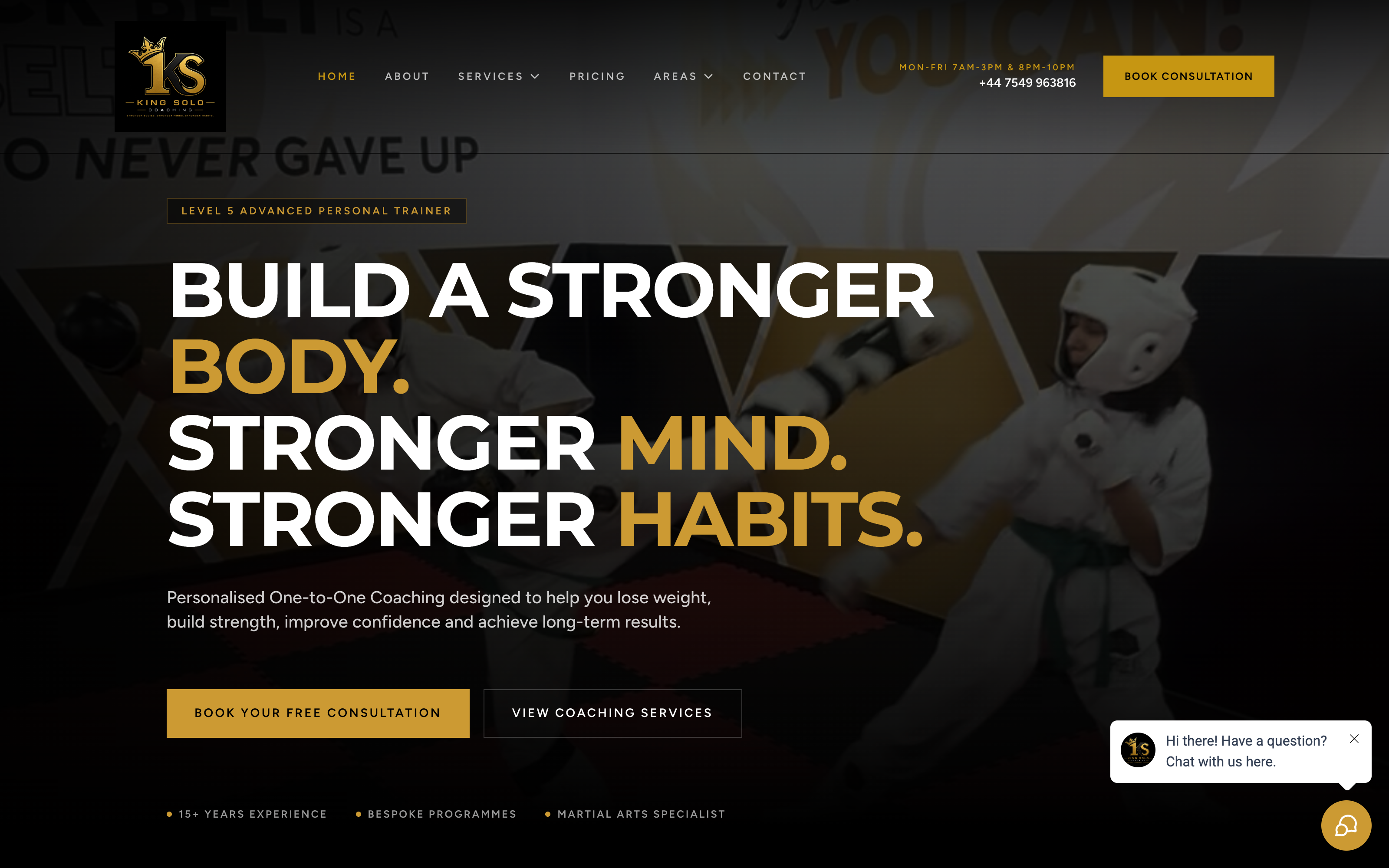 King Solo Coaching website designed by Easy Launch