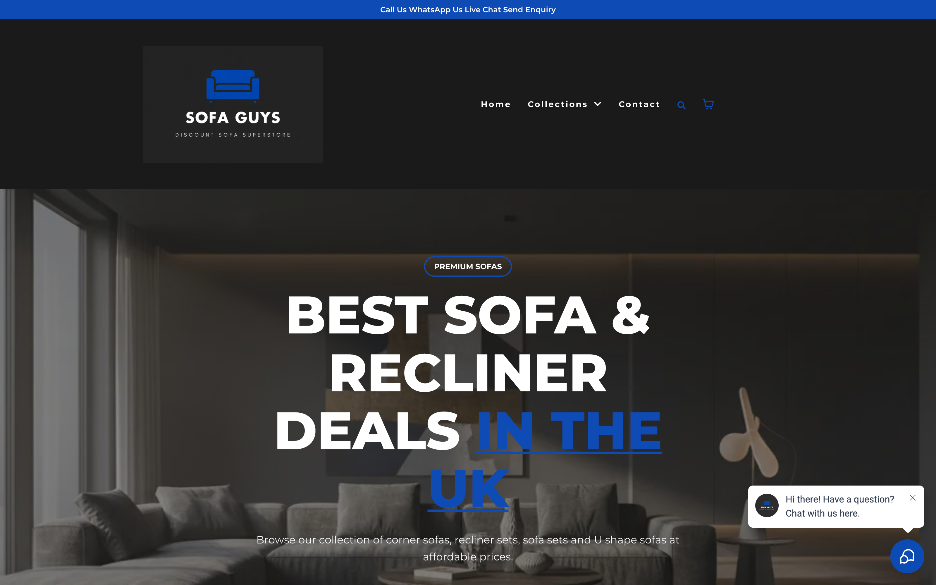Sofa Guys website designed by Easy Launch