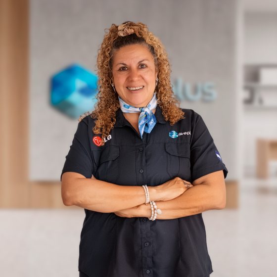 Nancy de Novoa, representante de junta directiva de Aire Plus