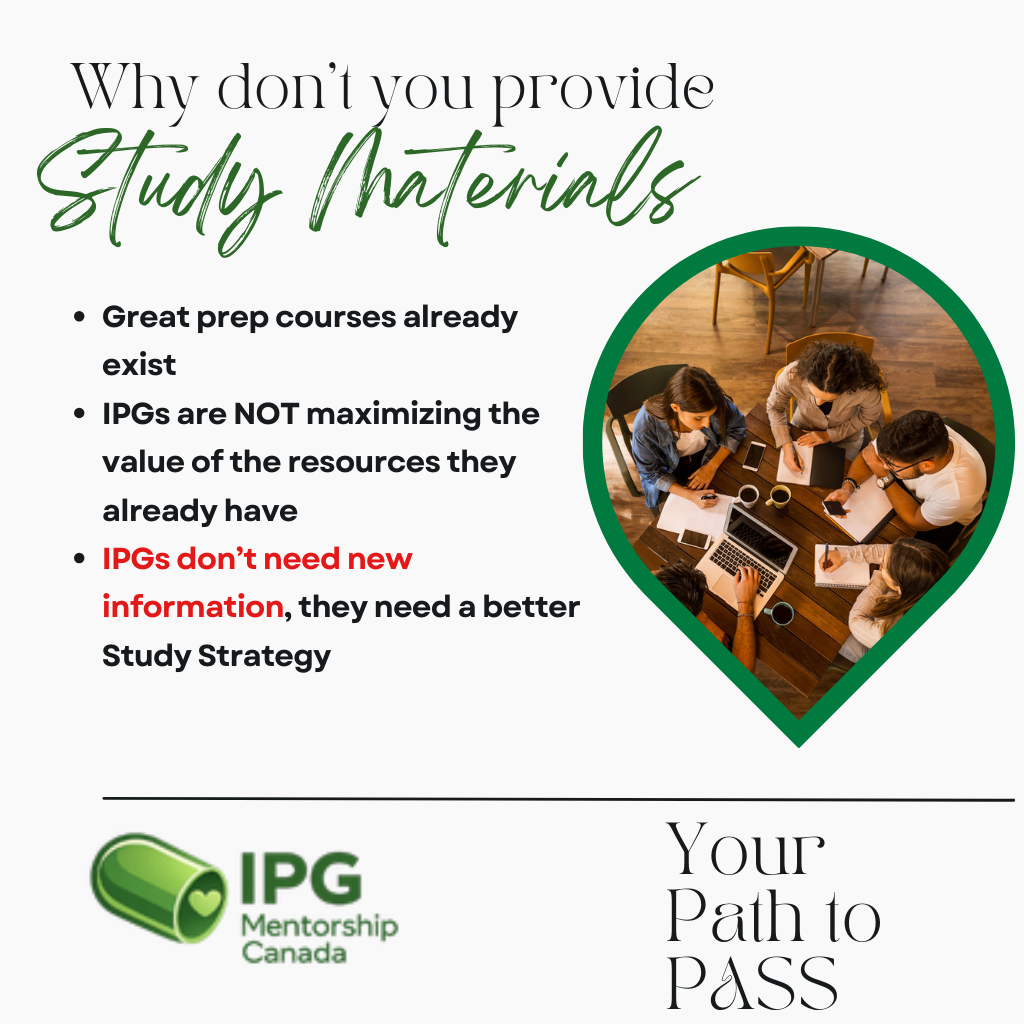 study materials infographic