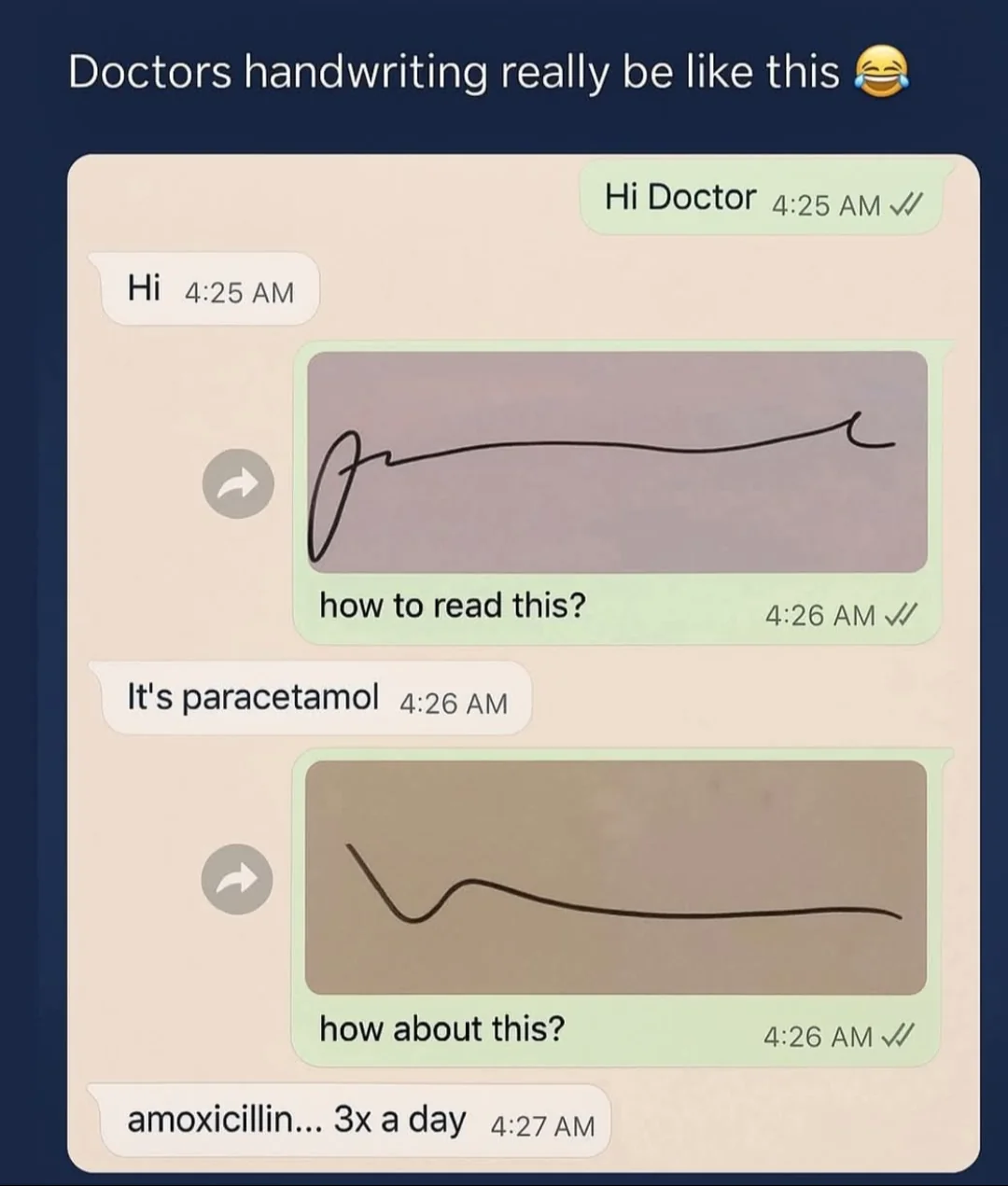 doctor handwriting