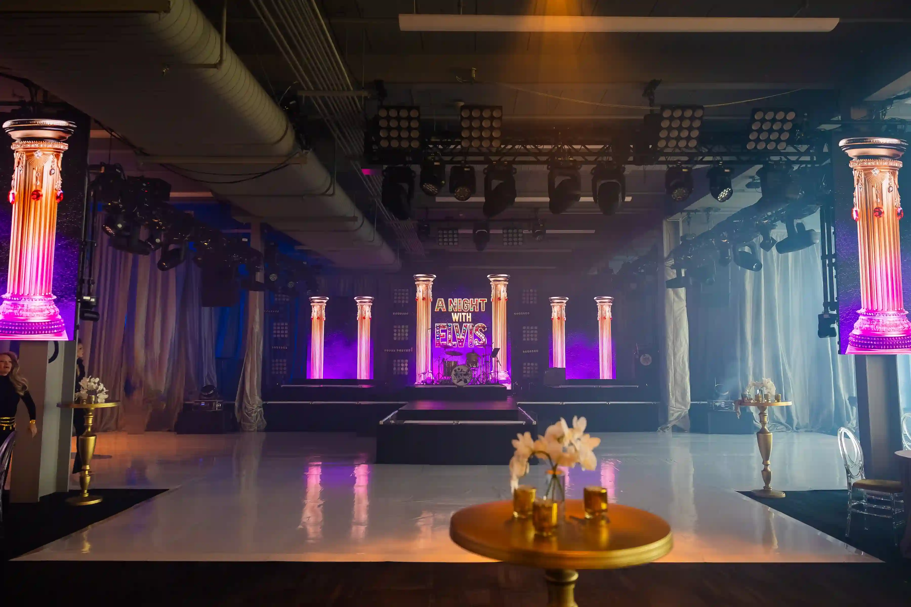 Large-scale stage production