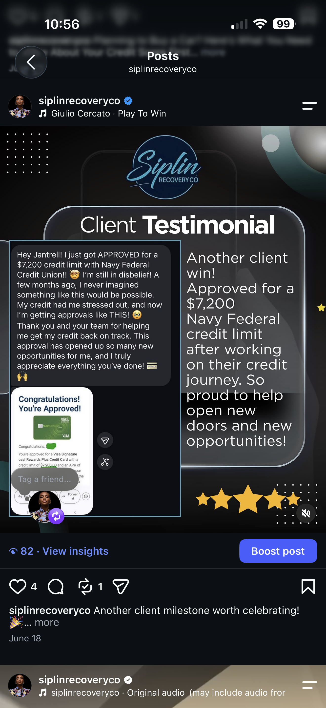 Client Testimonial 1