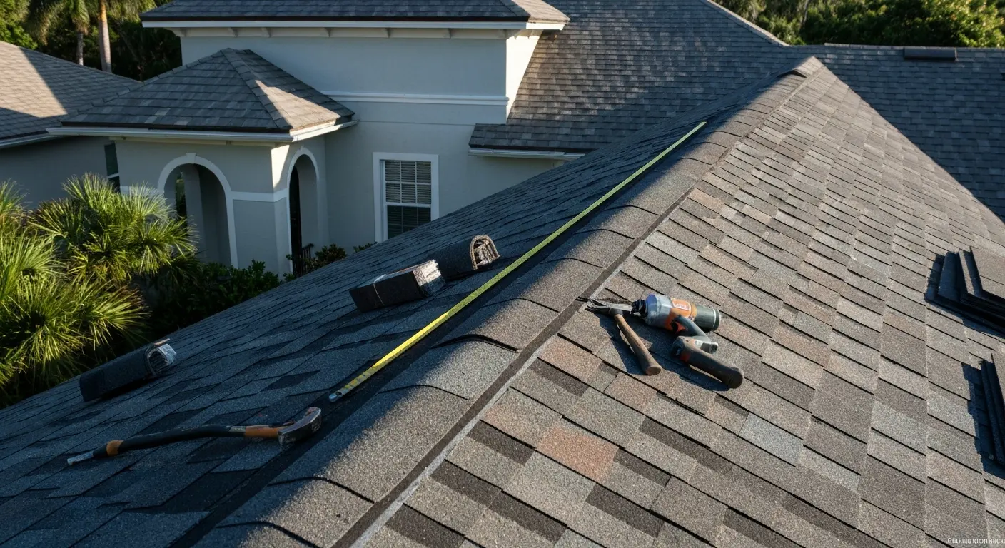 Shingle roof repair