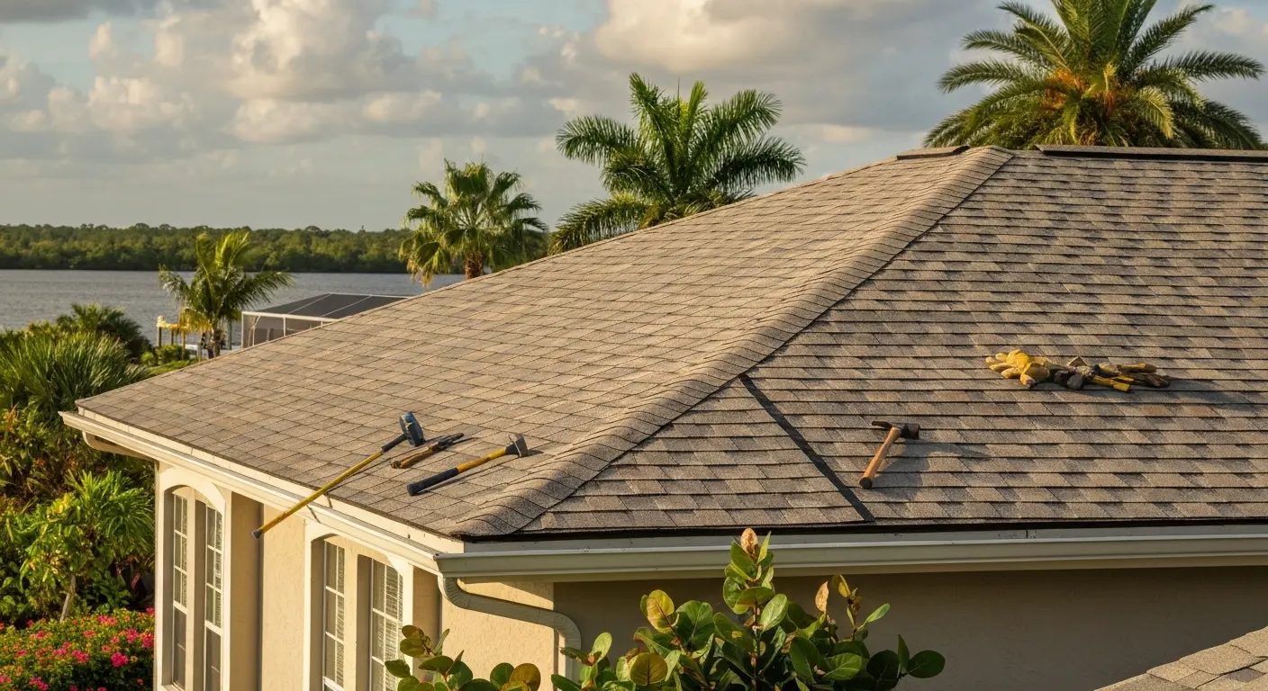 Residential roof repair