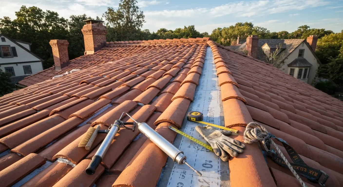 Tile roof waterproofing service