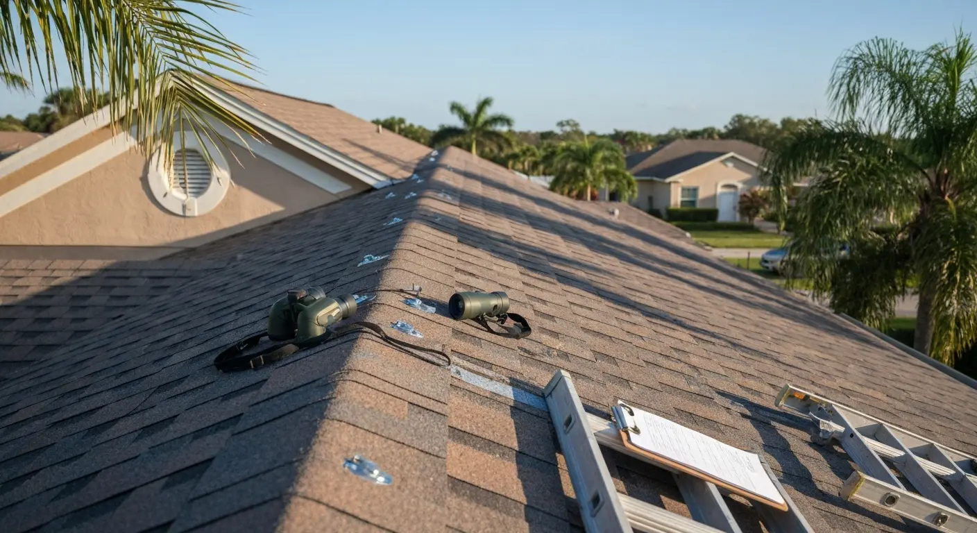 Seasonal roof inspection