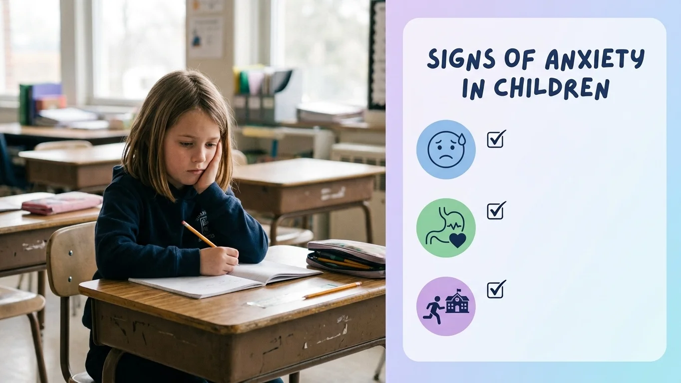 Signs of Anxiety in Children – Emotional, Physical, and Behavioral Symptoms Checklist Signs of Anxiety in Children – Emotional, Physical, and Behavioral Symptoms Checklist