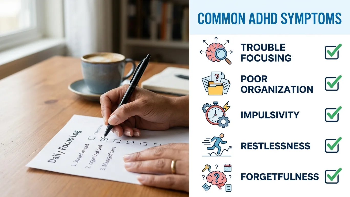 Common Symptoms of ADHD in Adults Common Symptoms of ADHD in Adults